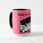 Mug Chat Mignon, Chat Drôle, Bibliothécaire Le Plu (Devant gauche)