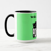 Mug Chat Mignon, Chat Drôle, Bibliothécaire Le Plu (Gauche)