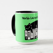 Mug Chat Mignon, Chat Drôle, Bibliothécaire Le Plu (Devant gauche)
