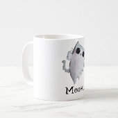 Mug Chat mignon de fantôme de Halloween (Devant gauche)