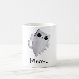 Mug Chat mignon de fantôme de Halloween