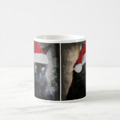 Mug Chat mignon de Noël dans le casquette de Père (Centre)