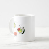 Mug Chat mignon de sushi (Devant gauche)