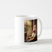 Mug Chat mignon en lecture (Devant droit)