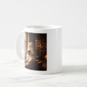 Mug Chat mignon en lecture (Devant gauche)