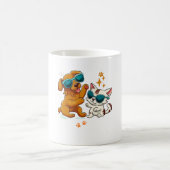 Mug Chat mignon et chien 1 (Centre)