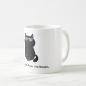 Mug Chat mignon et drôle (Devant droit)