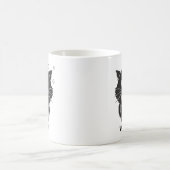 Mug Chat mignon fâché baiser quoi. (Centre)