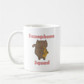 Mug Chat Mignon Jouant du Saxophone “Saxophone Squad”  (Gauche)