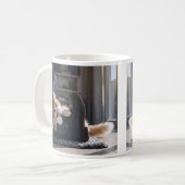 Mug Chat mignon Jouer Boot (Devant gauche)