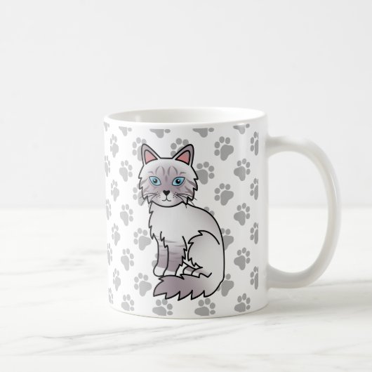 Mug Chat mignon Lilac Point Tabby Birman / Ragdoll & p (Droite)
