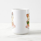 Mug Chat mignon mangeant du Ramen dessin animé drôle c (Centre)