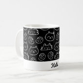 Mug Chat mignon personnalisé (Devant gauche)