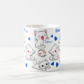 Mug Chat mignon personnalisé et boug pour enfants de s (Centre)