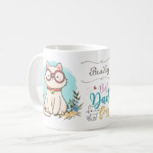 Mug Chat mignon Porter Des Lunettes Meilleur Papa Jama (Devant gauche)
