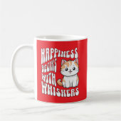 Mug Chat mignon rouge drôle disant (Gauche)