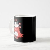Mug Chat mignonne avec coeur pour la Saint Valentin et (Devant gauche)