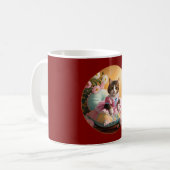 Mug Chat mignonne sur le lit (Devant gauche)