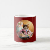 Mug Chat mignonne sur le lit (Centre)