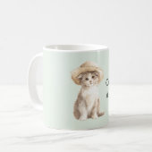 Mug Chat Mint dans un Chapeau   (Devant gauche)