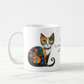 Mug Chat : mon visage "J'ai fait tomber quelque chose (Gauche)