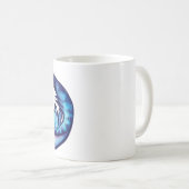 Mug Chat Moon Caturday Star Art Violet MoonCat         (Devant droit)