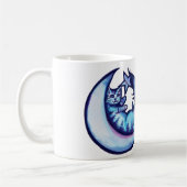 Mug Chat Moon Caturday Star Art Violet MoonCat         (Gauche)