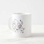 Mug Chat Mystique Cute Avec Cristaux (Devant gauche)