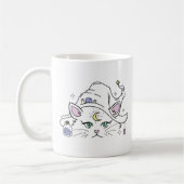 Mug Chat Mystique Cute Avec Cristaux (Gauche)