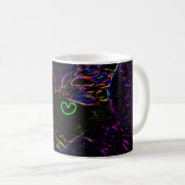 Mug Chat Neon Glow (Devant droit)