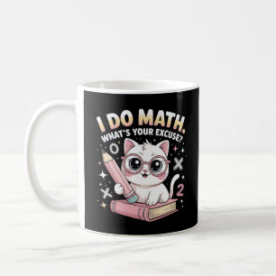 Mug Chat Nerd Drôle avec Lunettes – Prof de Maths