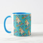 MUG CHAT N'FITZ EN COUCHER D'ANNIVERSAIRE, GÂTEAU ET B (Gauche)