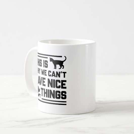 Mug Chat Nice (Devant gauche)