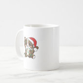 Mug Chat Noël Animaux d'hiver Chats (Devant gauche)