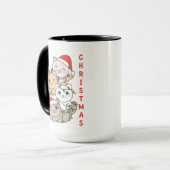 Mug Chat Noël Arbre Noël Animaux Chats (Devant gauche)