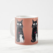 Mug chat noir  (Devant gauche)