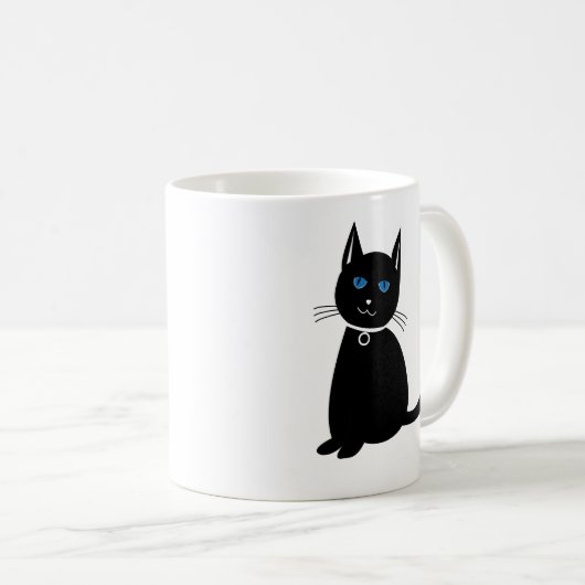 Mug Chat noir (Devant droit)