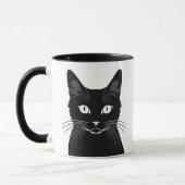 Mug chat noir (Gauche)