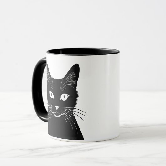 Mug chat noir (Devant gauche)