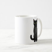 Mug chat noir (Devant droit)