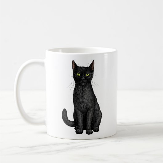 Mug chat noir (Gauche)