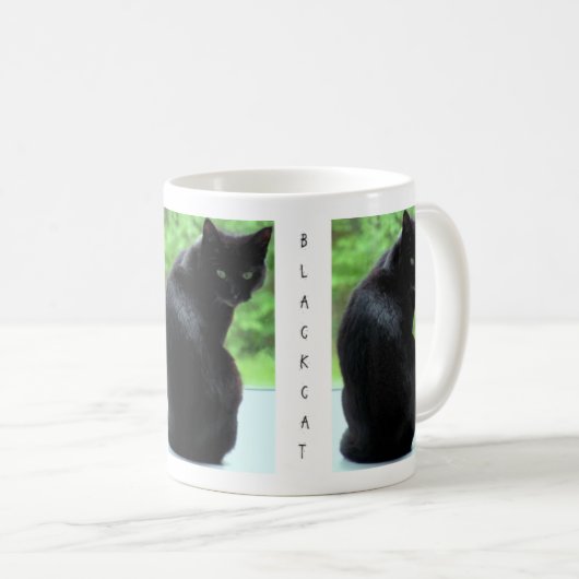 Mug Chat noir (Devant droit)
