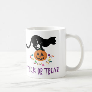 Mug Chat noir à coller ou à traiter