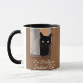 Mug Chat noir à la fenêtre (Gauche)
