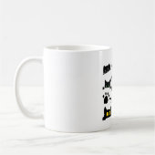 Mug chat noir a l'air effrayant mais adorable (Gauche)