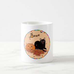 Mug Chat noir à poil court Halloween