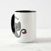 Mug Chat noir adorable (Devant gauche)