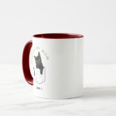 Mug Chat Noir Adorable dans le Nom de Poche (Devant gauche)