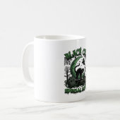 Mug Chat Noir Amour Spécial Haloween Croissant Lune Fa (Devant gauche)