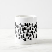 Mug Chat noir amusant (Centre)